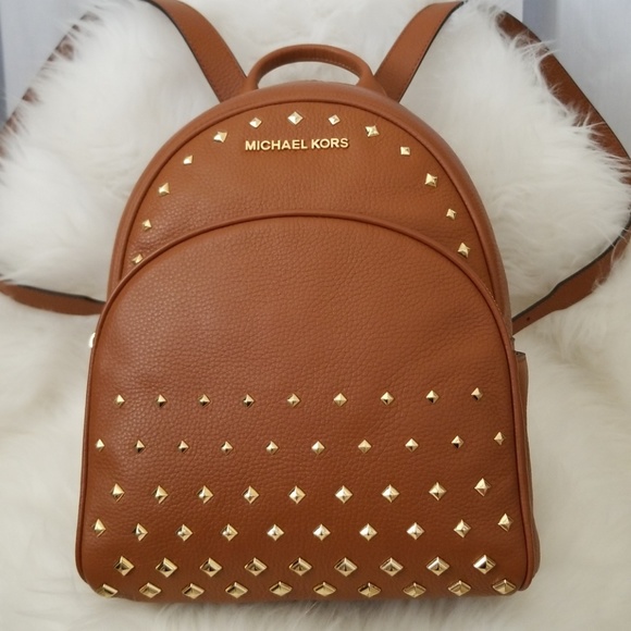 Michael Kors Handbags - Michael Kors Medium Studded Leather Backpack